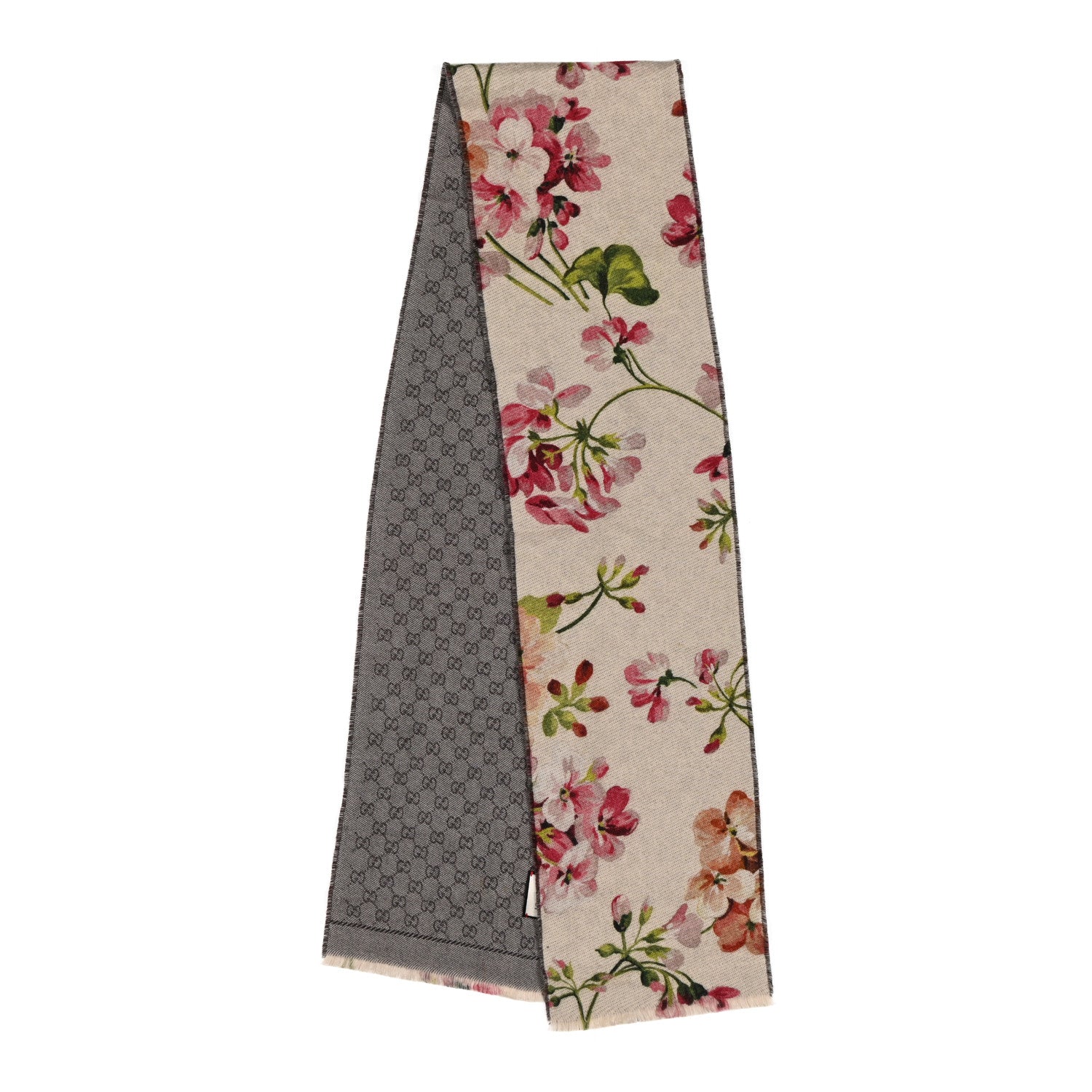 Gucci Wool GG Monogram Miniorophin Scarf Beige 1863211 – FASHIONPHILE