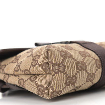 Gucci Monogram Waist Pouch Bag Dark Brown 8 of 11