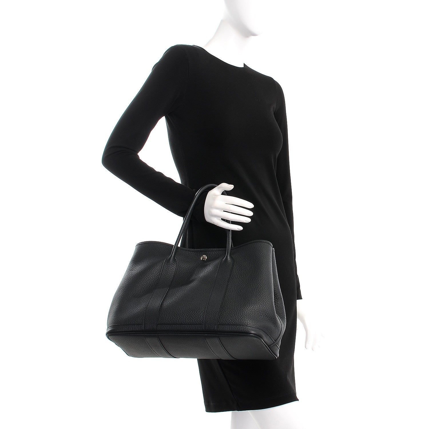 Hermes Vache Country Garden Party 36 MM Black 2 of 6
