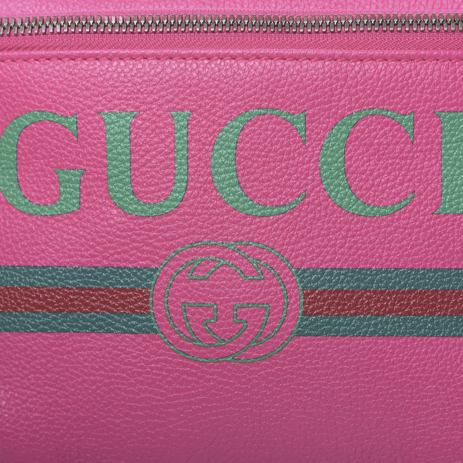 Gucci Grained Calfskin Logo Belt Bag Pink 10 of 10