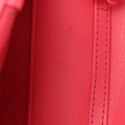 Chanel Caviar Camellia Embossed Wallet On Chain WOC Pink 16 of 26