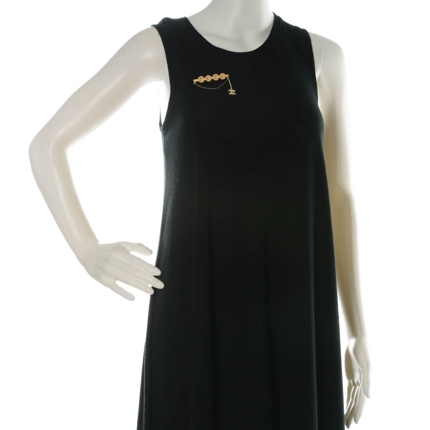 Chanel Pearl Coco CC Brooch Gold 2 of 5