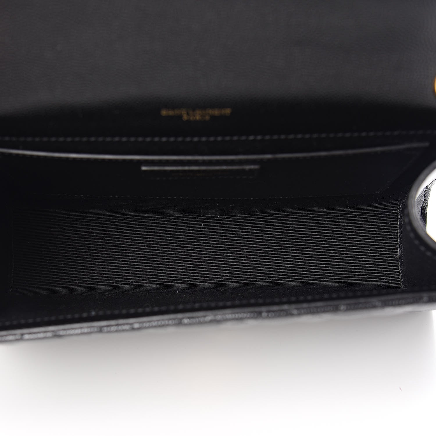 Saint Laurent Grain De Poudre Textured Mixed Matelasse Triquilt Medium Monogram Satchel Black 5 of 10