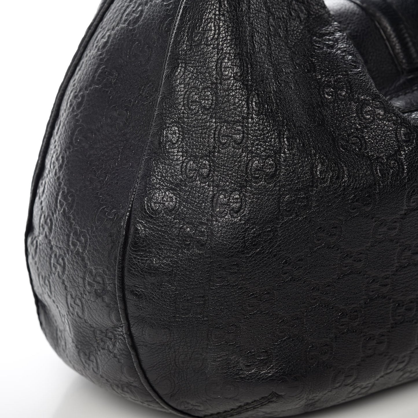 Guccissima Large New Ladies Web Hobo Black