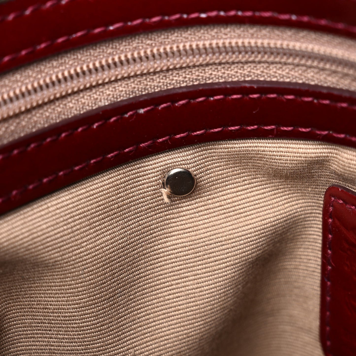 Patent Nova Check Dryden Crossbody Bag Dark Red