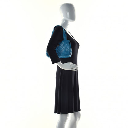 Chanel Caviar Quilted Shoulder Bag Blue 2 of 17