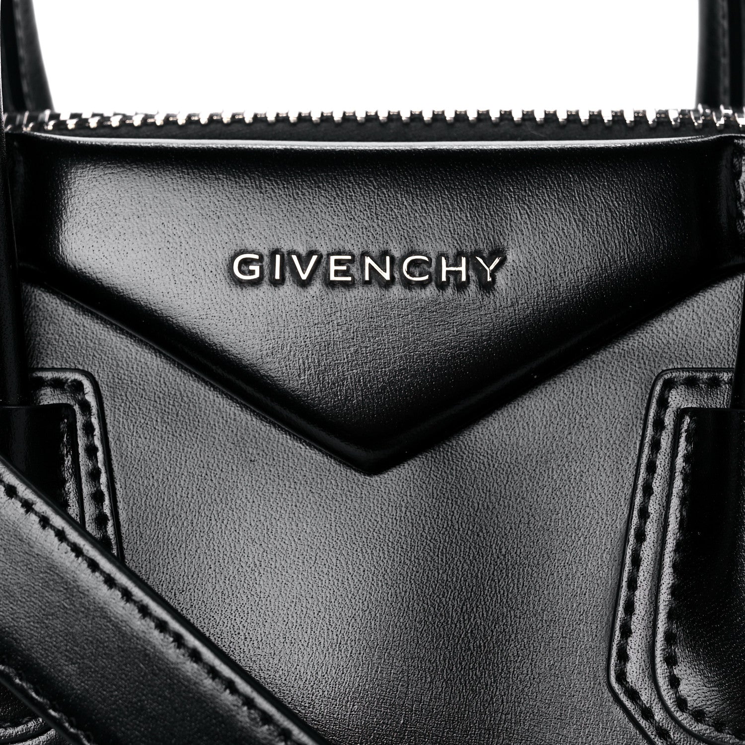 Givenchy Shiny Lord Calfskin Small Antigona Black 8 of 10