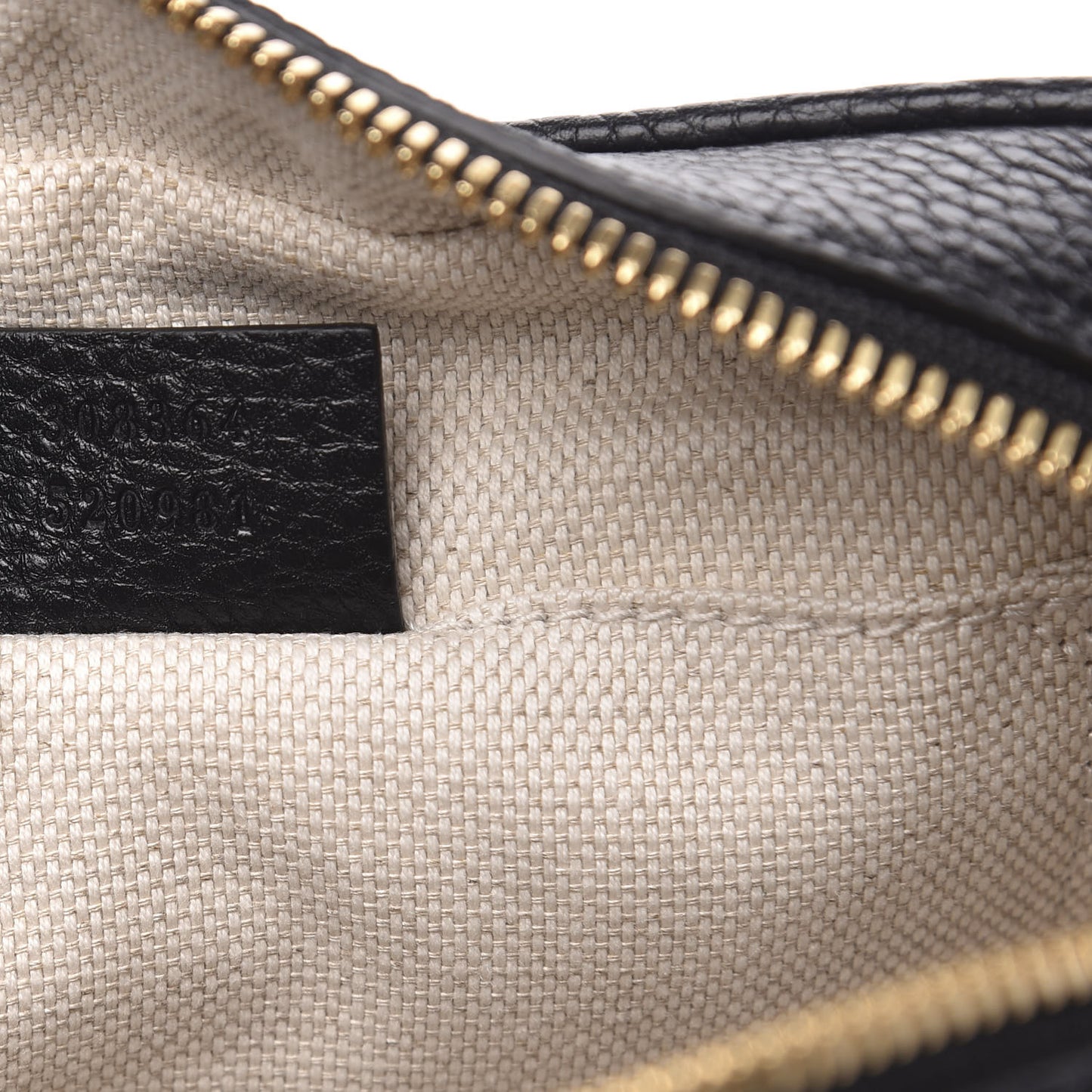 Pebbled Calfskin Small Soho Disco Bag Black