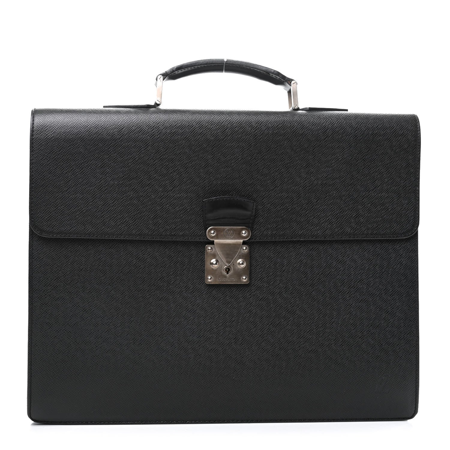Louis Vuitton Taiga Robusto 2 Compartment Briefcase Black 1 of 6