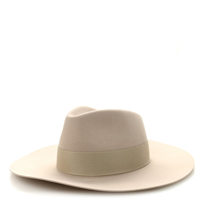 Hermes Rabbit Felt Coeur Hat 56 Beige Perle 1 of 8