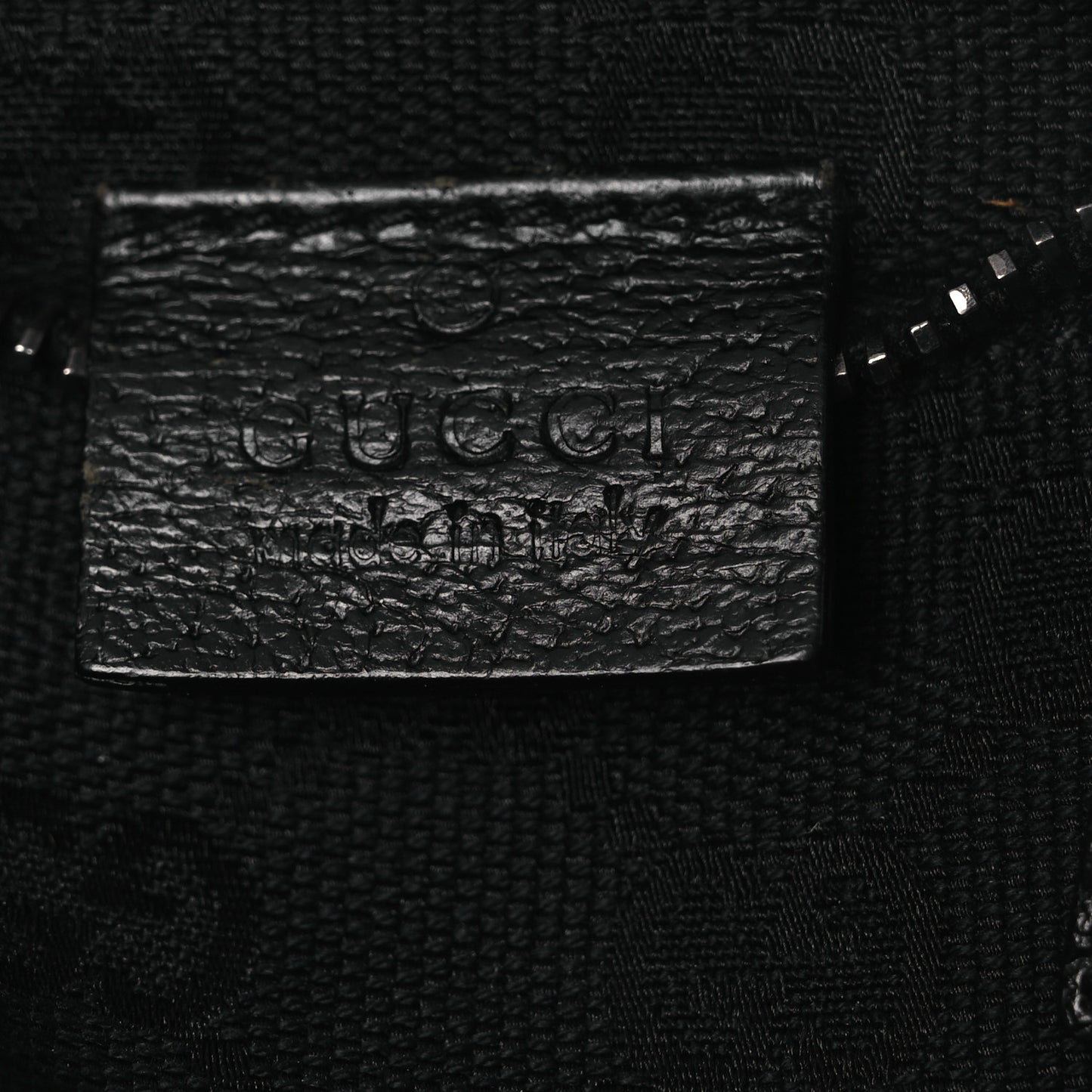 GG Monogram Double Pocket Belt Bag Black
