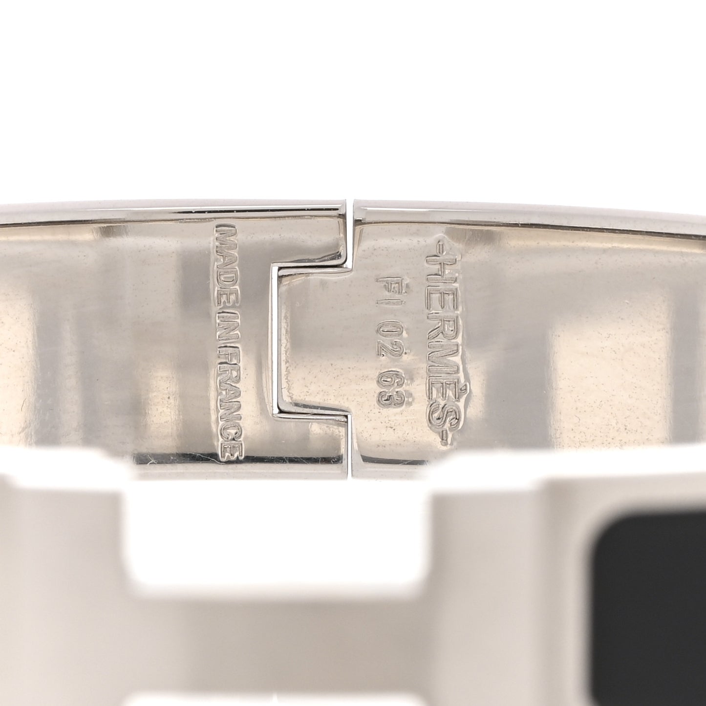 Matte Enamel Narrow Clic Clac HH Bracelet T3 Black