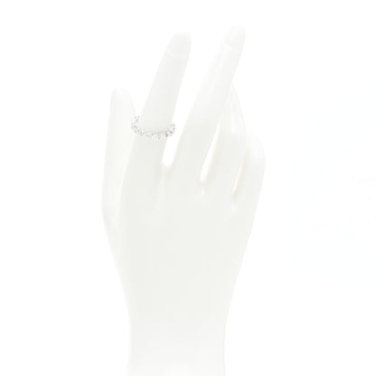 Tiffany 18K White Gold Diamond Love and Kisses Band Ring 53 6.5 2 of 5