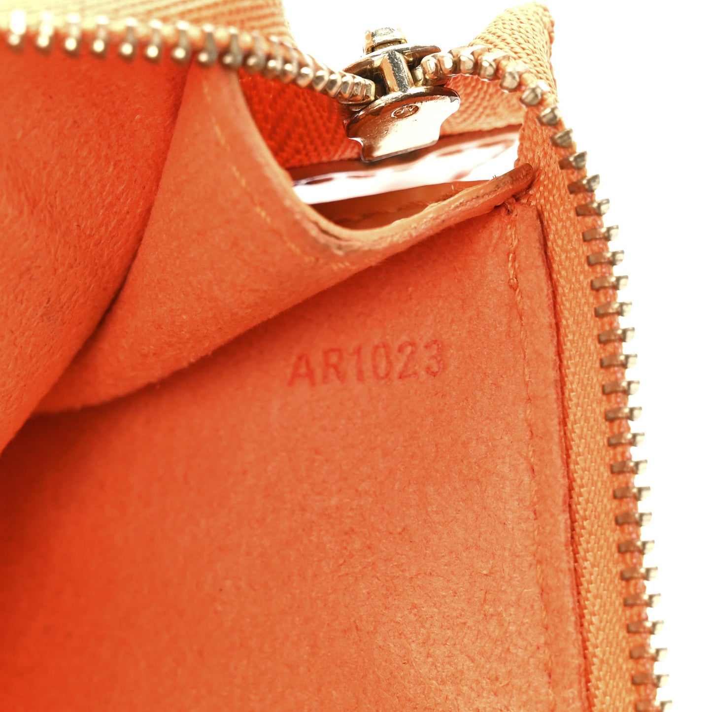 Epi Pochette Accessories 24 Mandarin