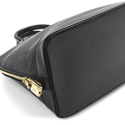 Louis Vuitton Epi Alma PM Black 10 of 11