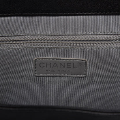 Chanel Washed Lambskin Quilted Medium Chain Around Messenger Black 6 of 8