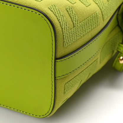 Fendi Canvas Nappa F is Fendi FF Embroidered Mini Mon Tresor Bucket Bag Wasabi 8 of 8