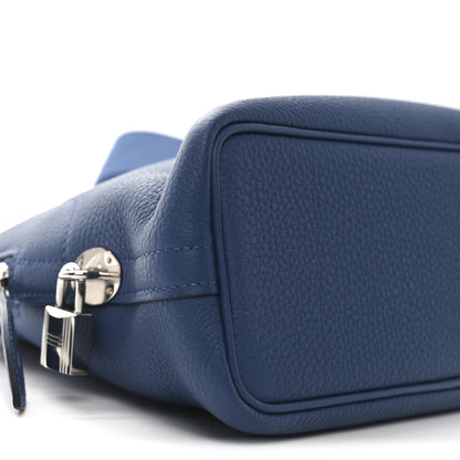 Hermes Togo Bolide Messenger Blue Tie 10 of 11