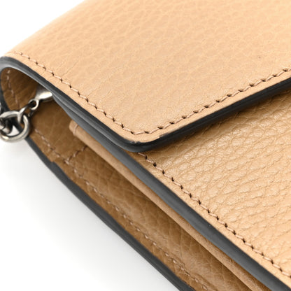 Gucci Dollar Calfskin Crystal Mini Dionysus Chain Wallet Natural Tan Black Diamond 14 of 17