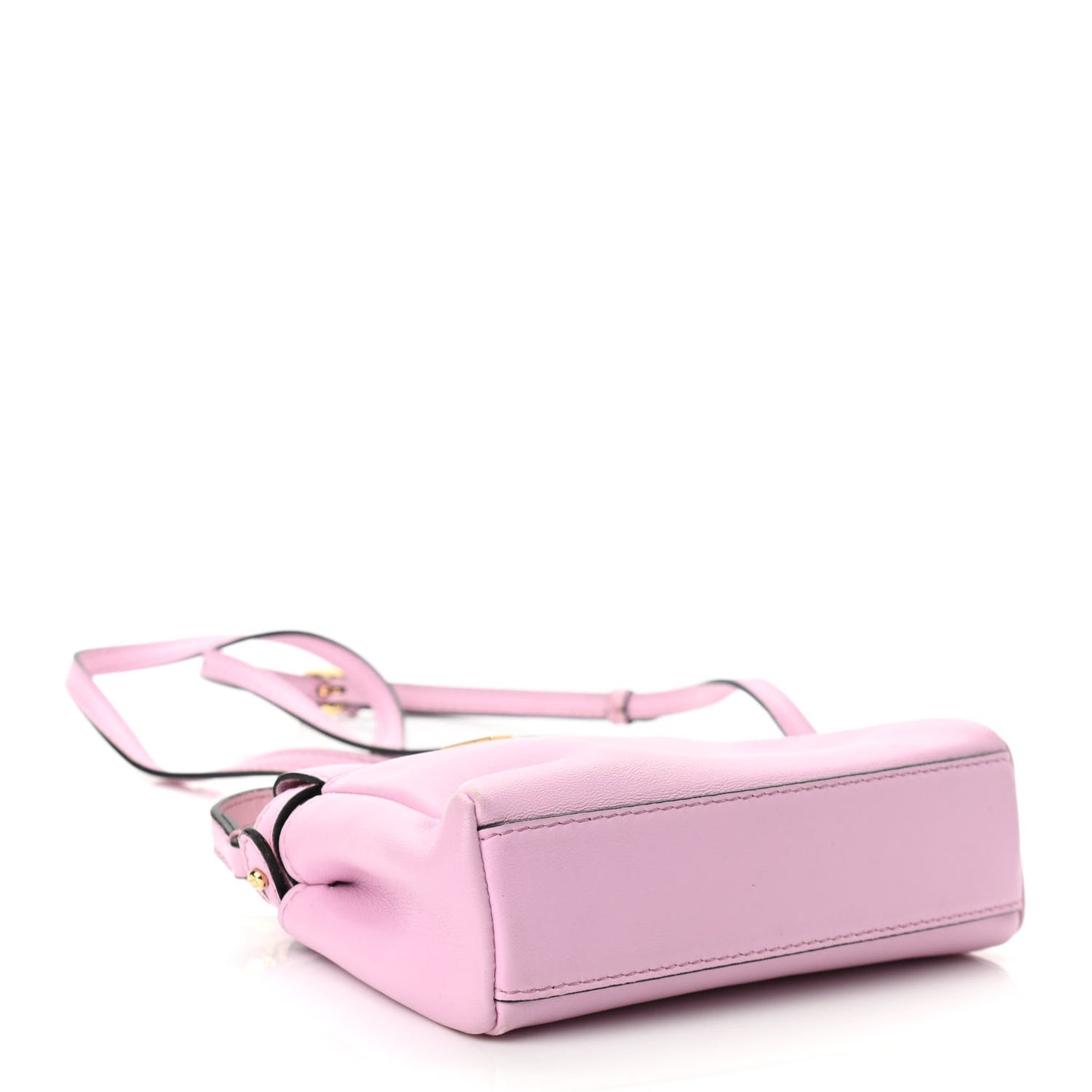 Shiny Nappa Micro Peekaboo Iconic Satchel Lavanda