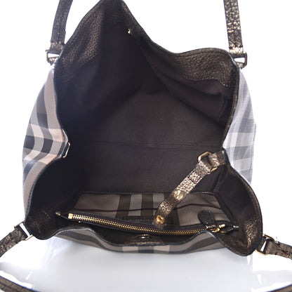 Burberry Smoked Check Small Canterbury Tote Anthracite 4 of 17
