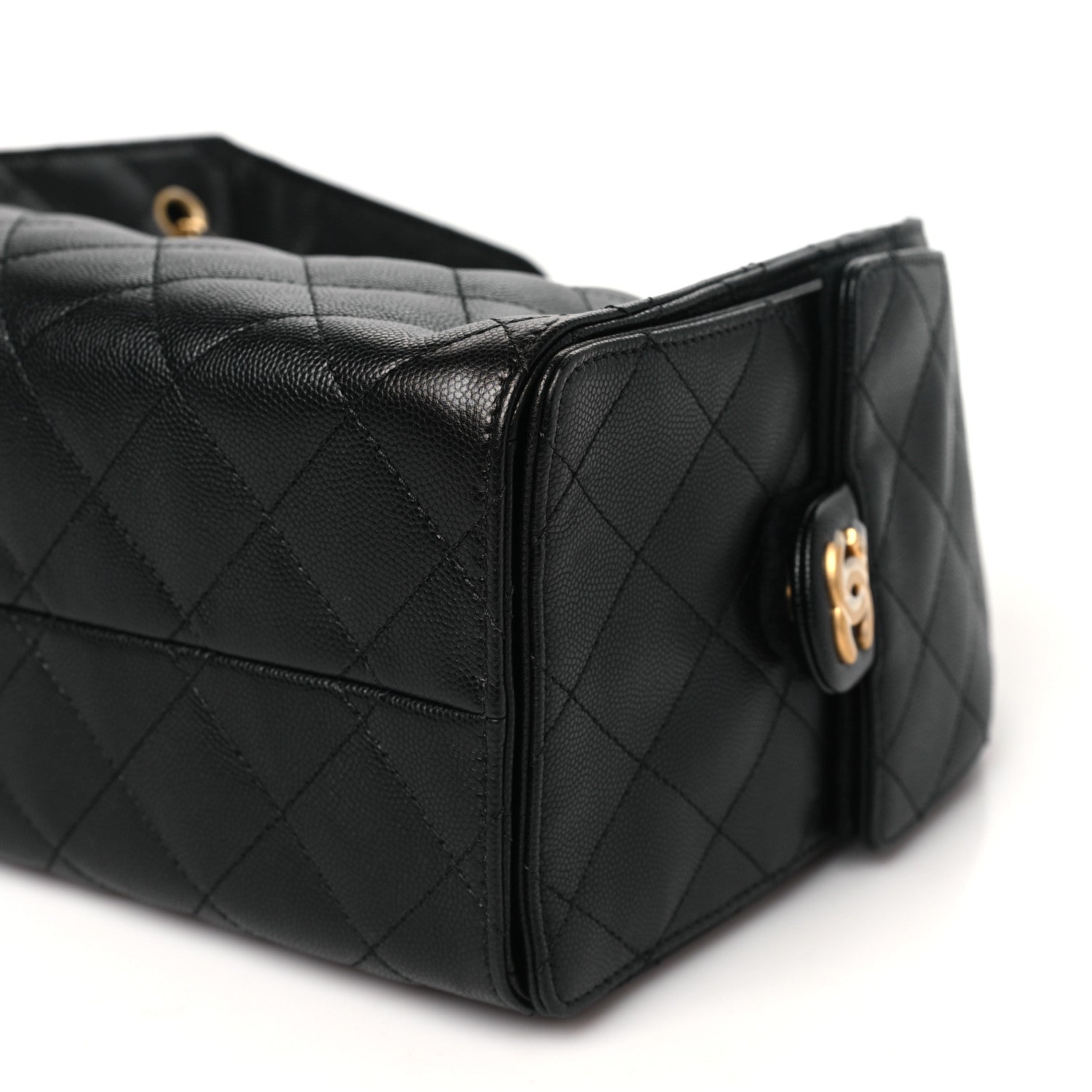 Chanel Caviar Quilted Small Chanel 25 Handbag Black 10 of 10
