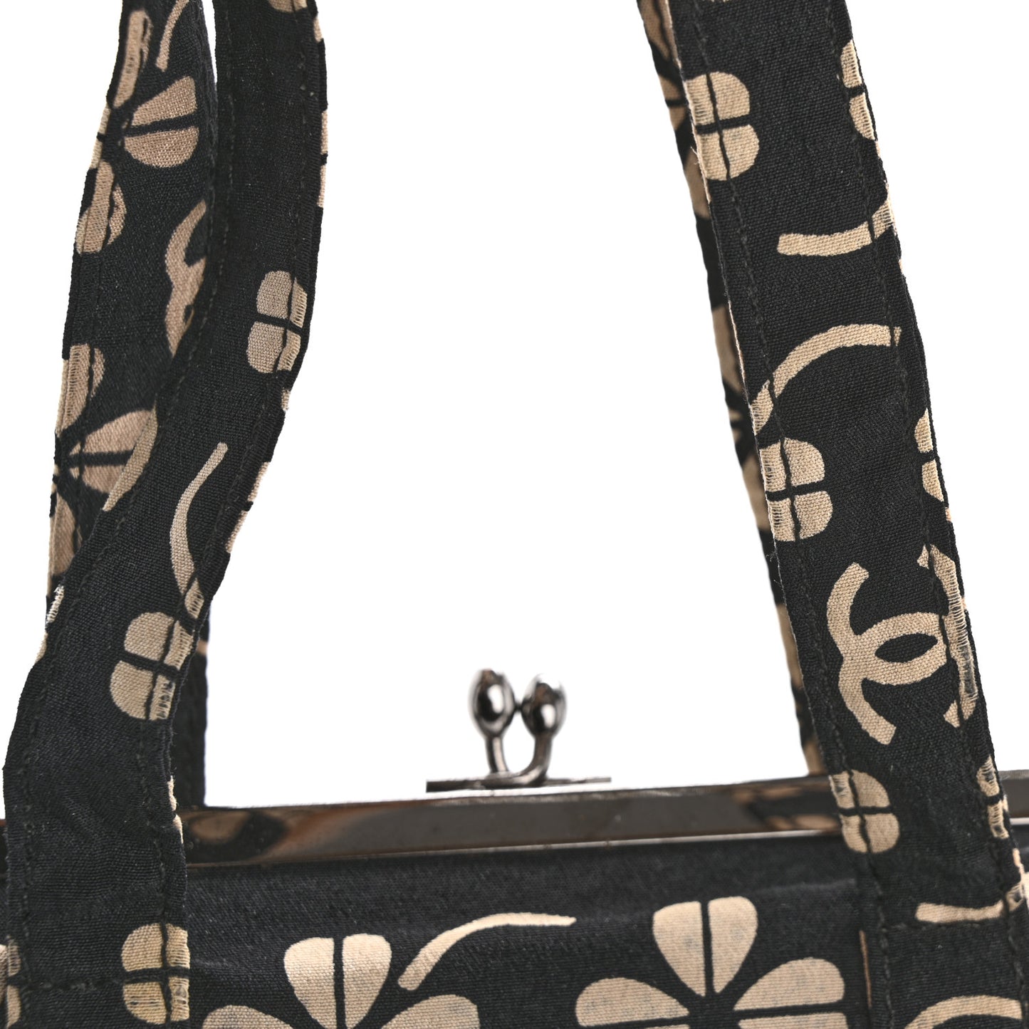 Canvas CC Clover Clutch Black