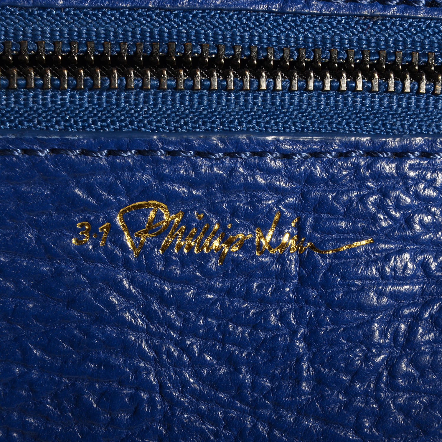 3.1 Phillip Lim 3.1 Medium Pashli Satchel Cobalt Blue 6 of 9