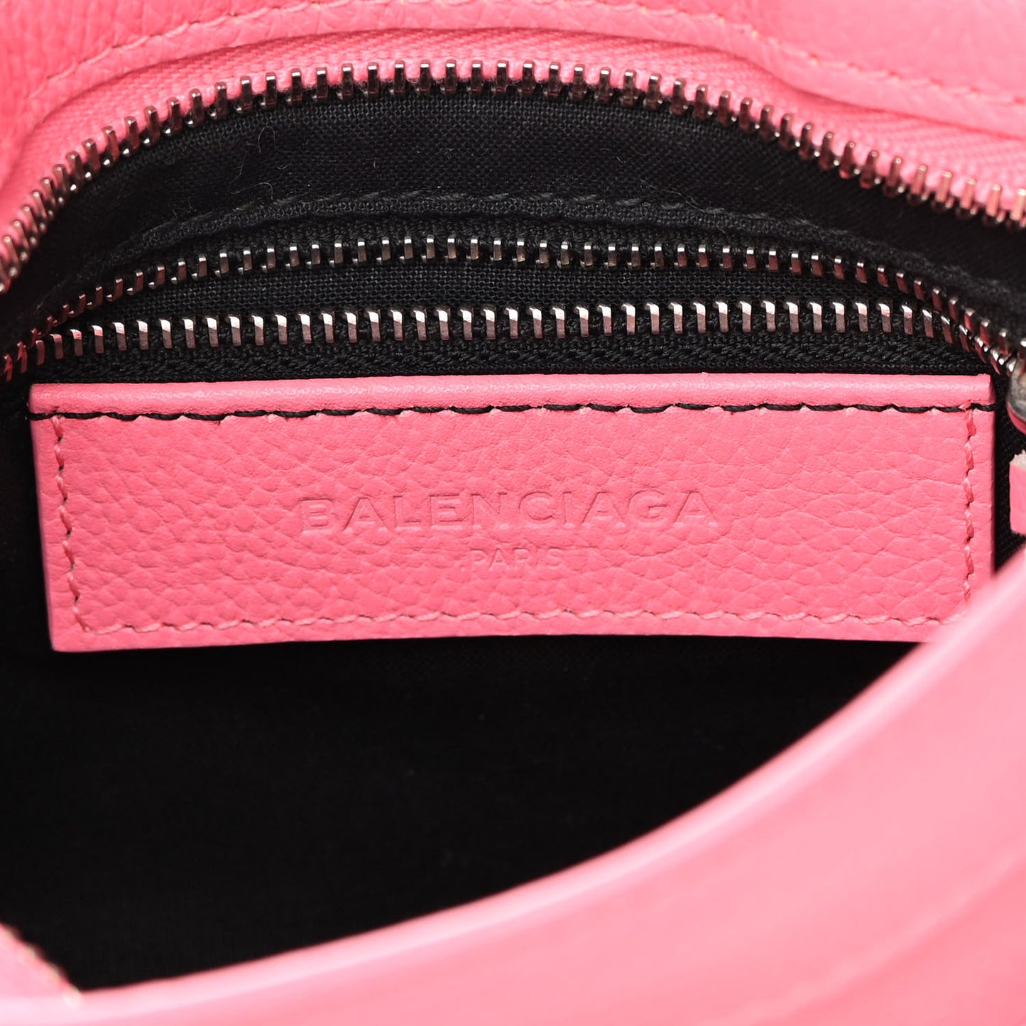 Veau Gravier Classic Silver Hardware Mini City Rose Dragee