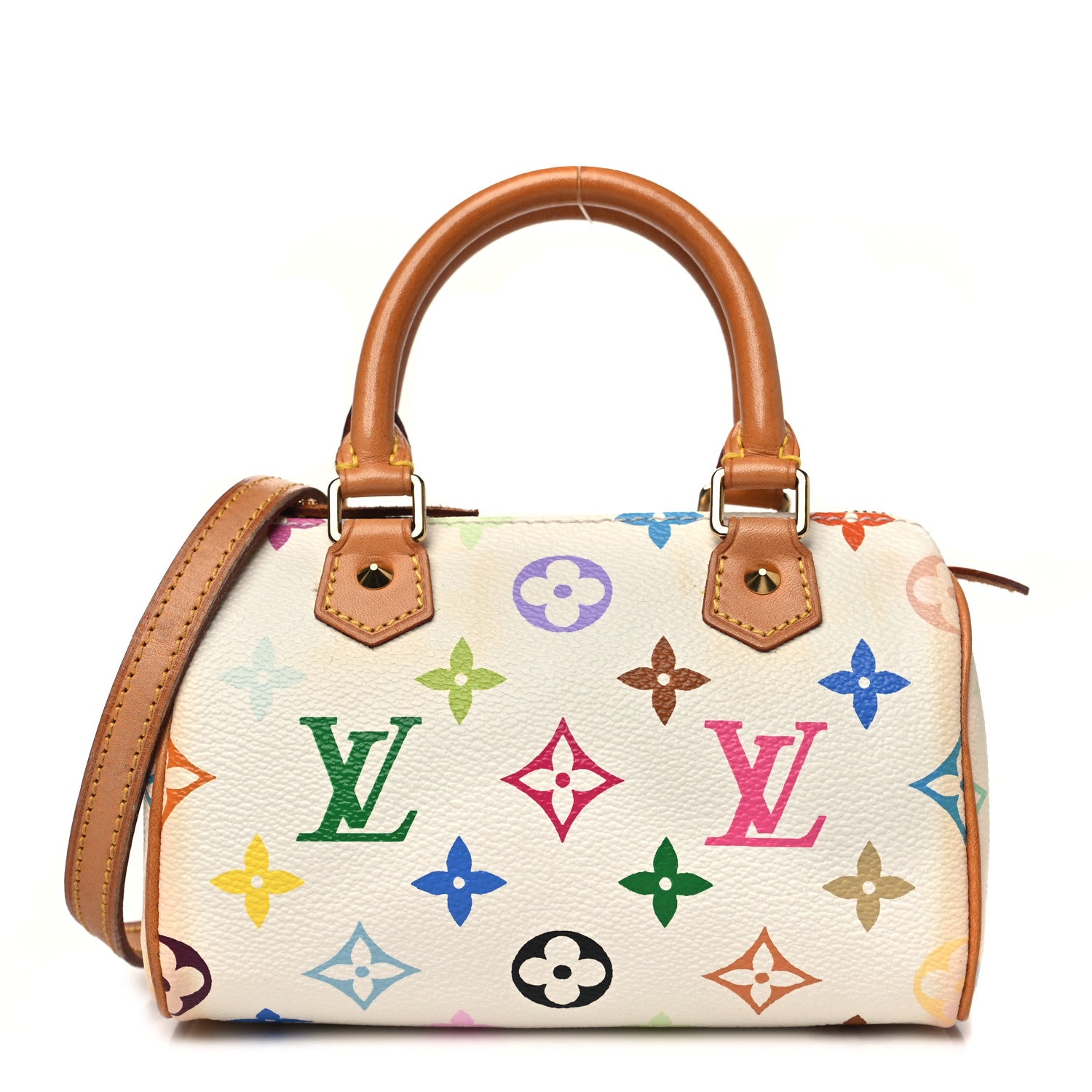 Louis Vuitton Monogram Multicolor Mini Sac HL Speedy White 1 of 11