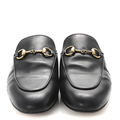 Gucci Calfskin Womens Princetown Slippers 36.5 Black 3 of 10