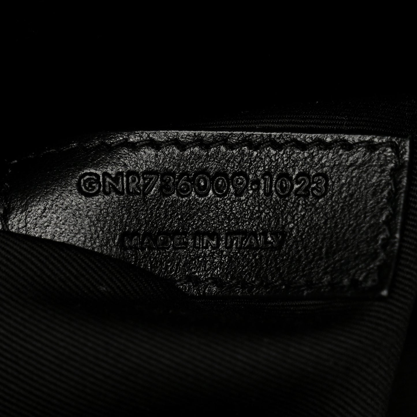 Calfskin Quilted ES Giant Travel Bag Black