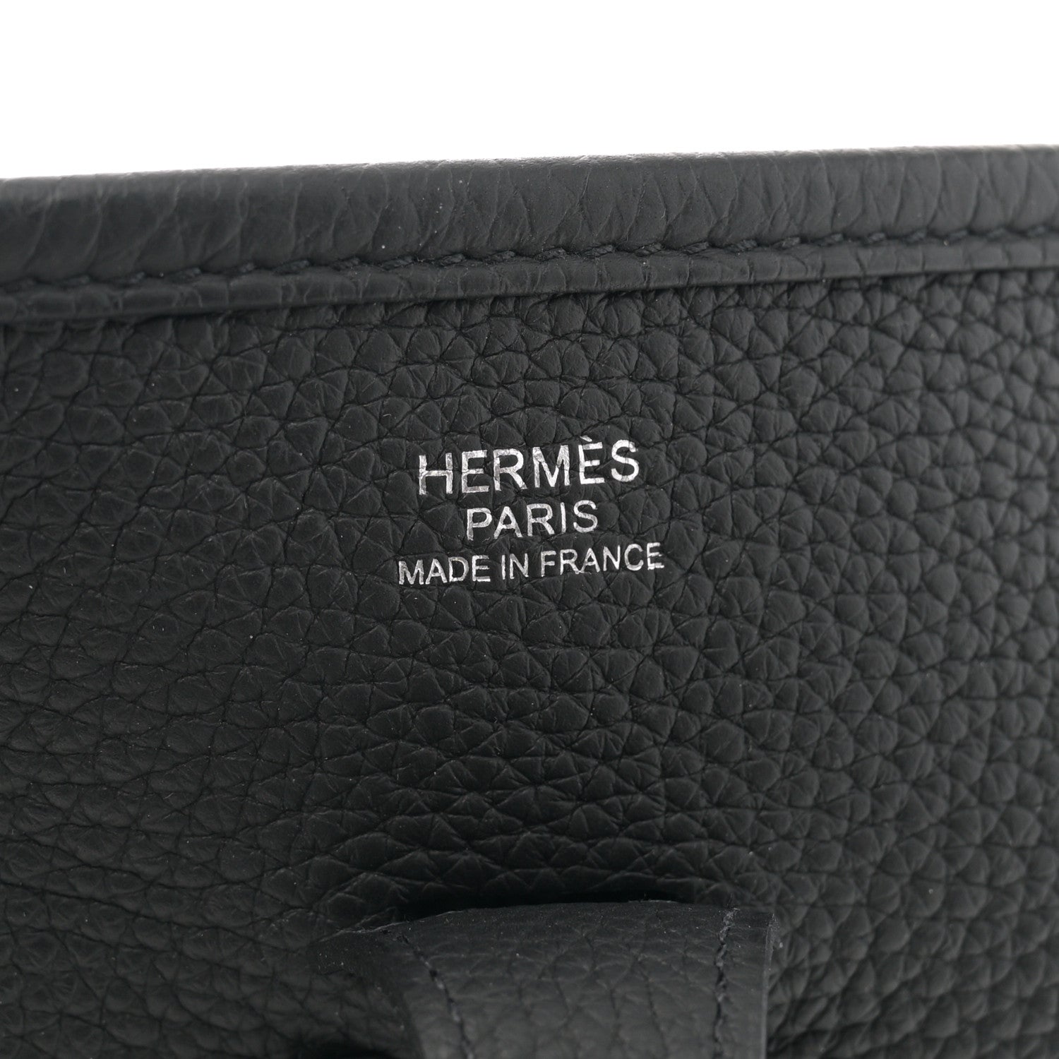 Hermes Taurillon Clemence Evelyne III PM Black 6 of 11