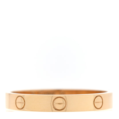 Cartier 18K Yellow Gold 3.5mm LOVE Wedding Band Ring 64 10.75 1 of 4