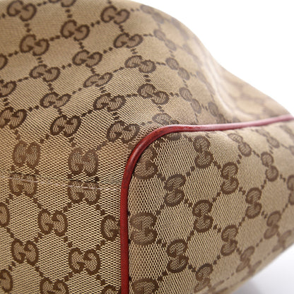 Gucci Monogram Medium Sukey Tote Red 12 of 15