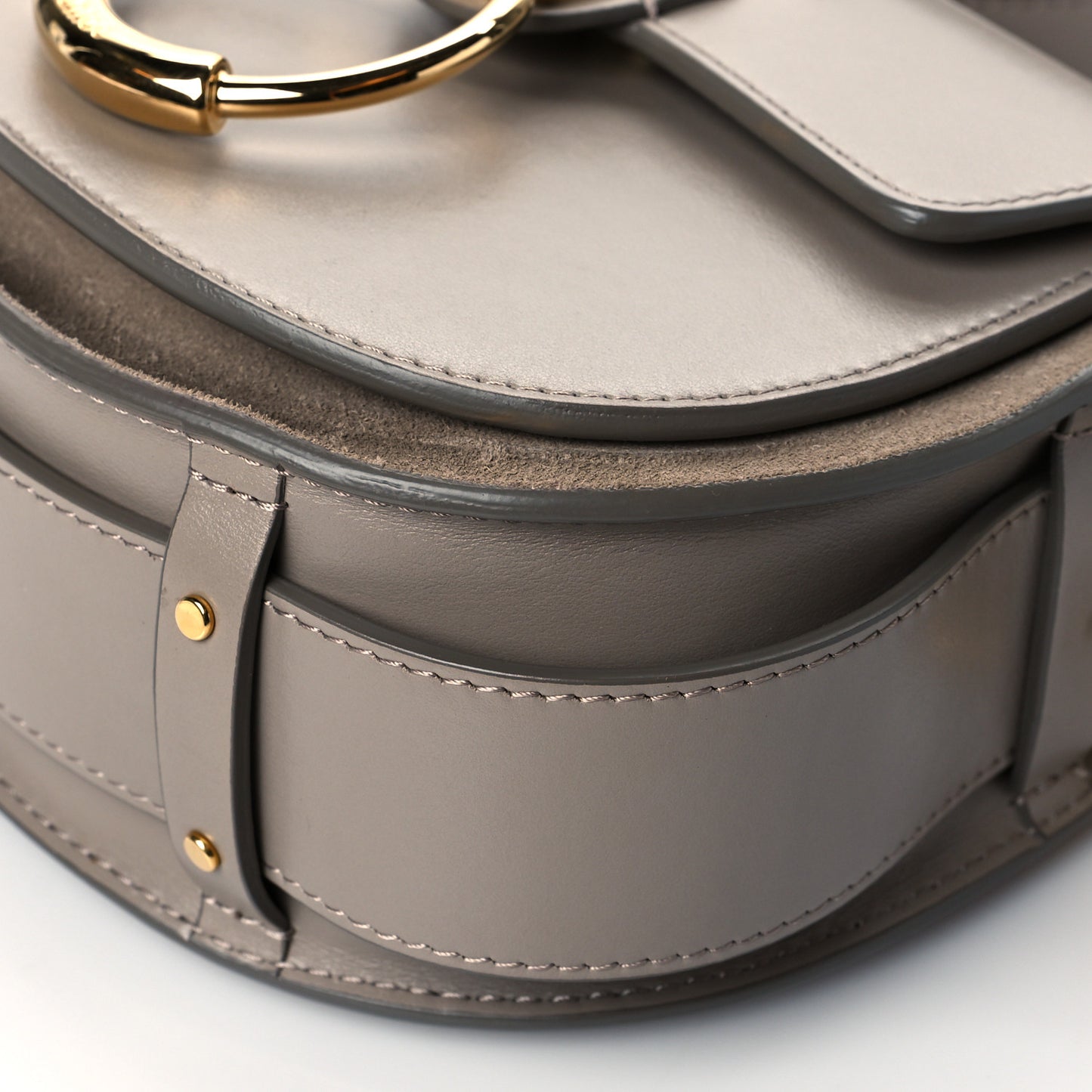 Calfskin Small Tess Bag Motty Grey