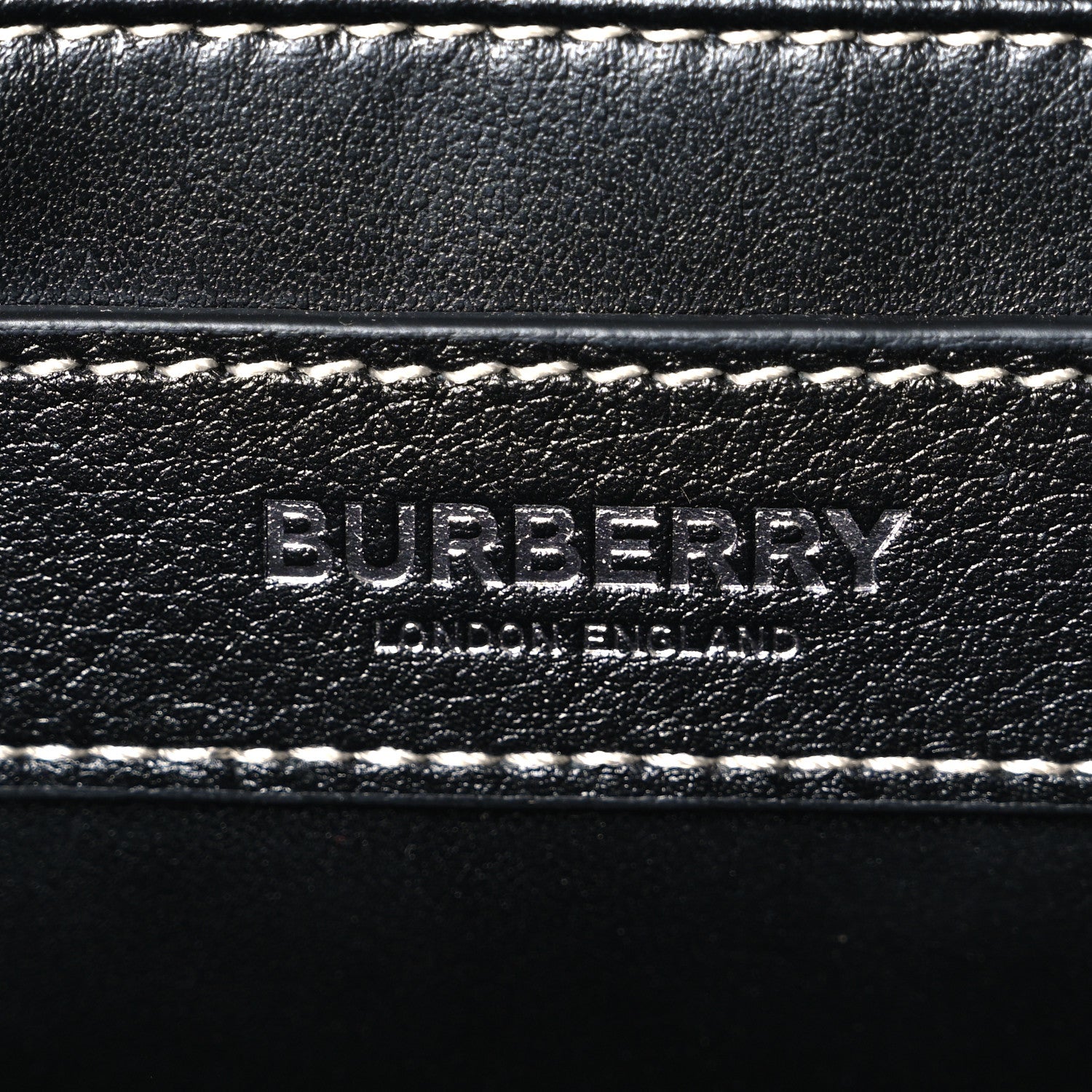 Burberry E-Canvas Denny Check Tote Brown 6 of 9