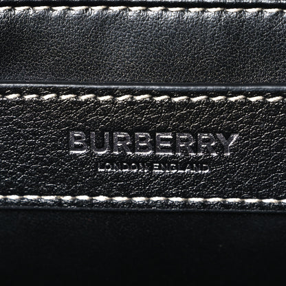 Burberry E-Canvas Denny Check Tote Brown 6 of 9