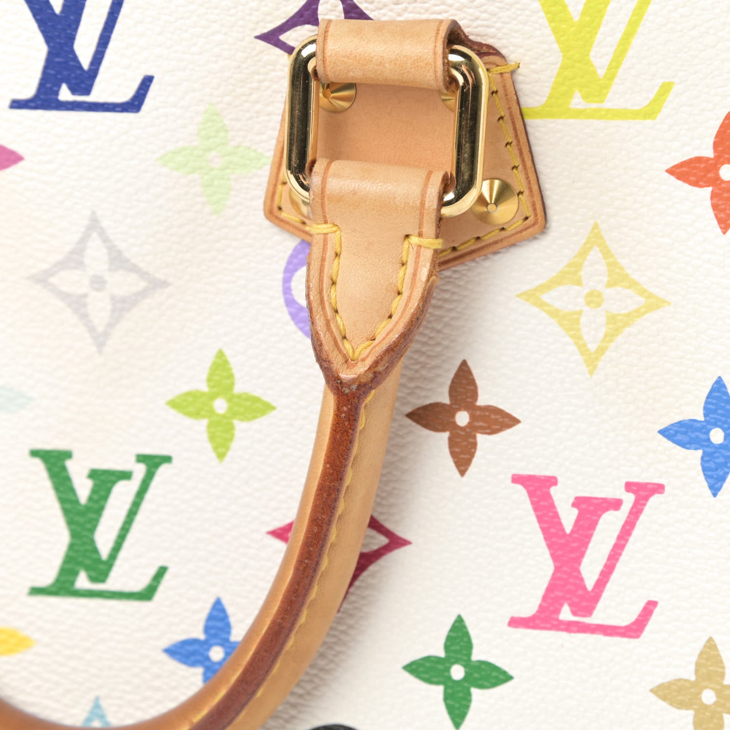 Monogram Multicolor Trouville White