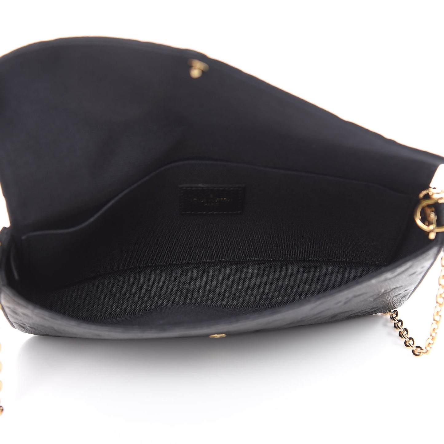 Empreinte Pochette Felicie Chain Wallet Black