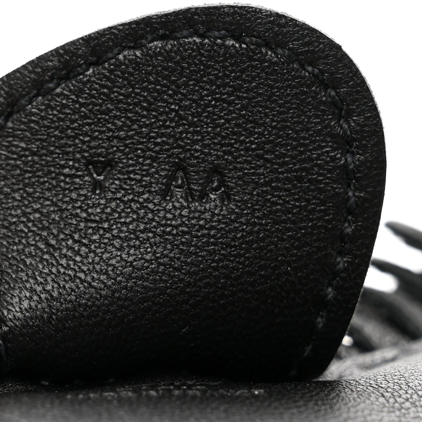 Milo Lambskin Grigri Rodeo Horse Bag Charm MM So Black