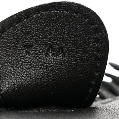 Hermes Milo Lambskin Grigri Rodeo Horse Bag Charm MM So Black 3 of 4