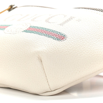 Gucci Grained Calfskin Small Logo Belt Bag White 9 of 9