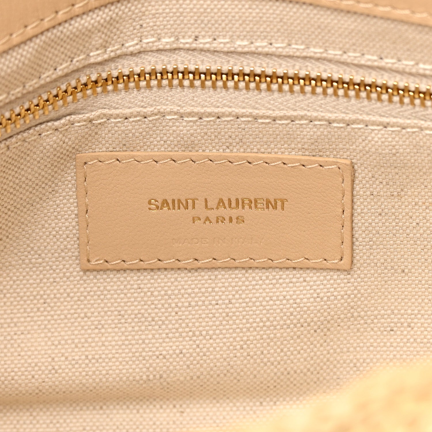 Saint Laurent Raffia Monogram Medium Jamie Natural Avorio 6 of 12