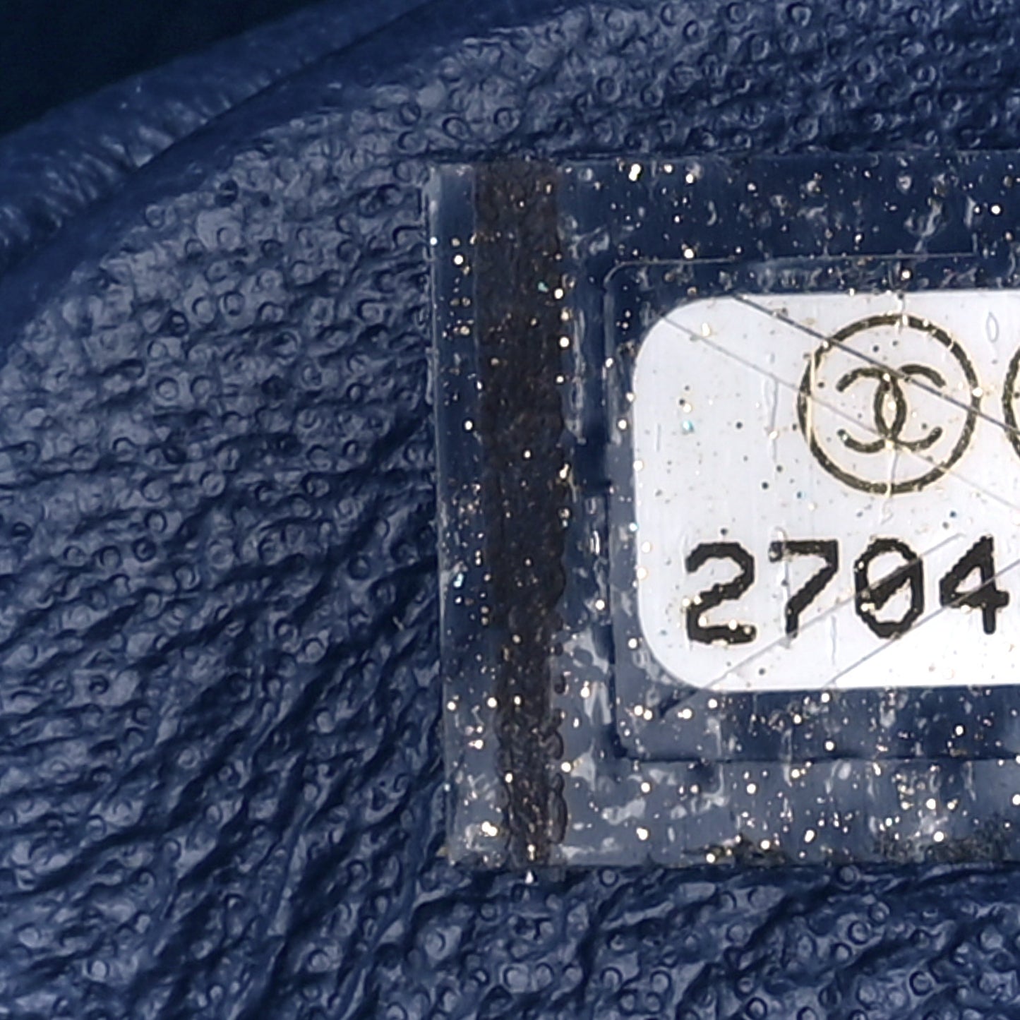 Caviar Quilted Jumbo Double Flap Navy