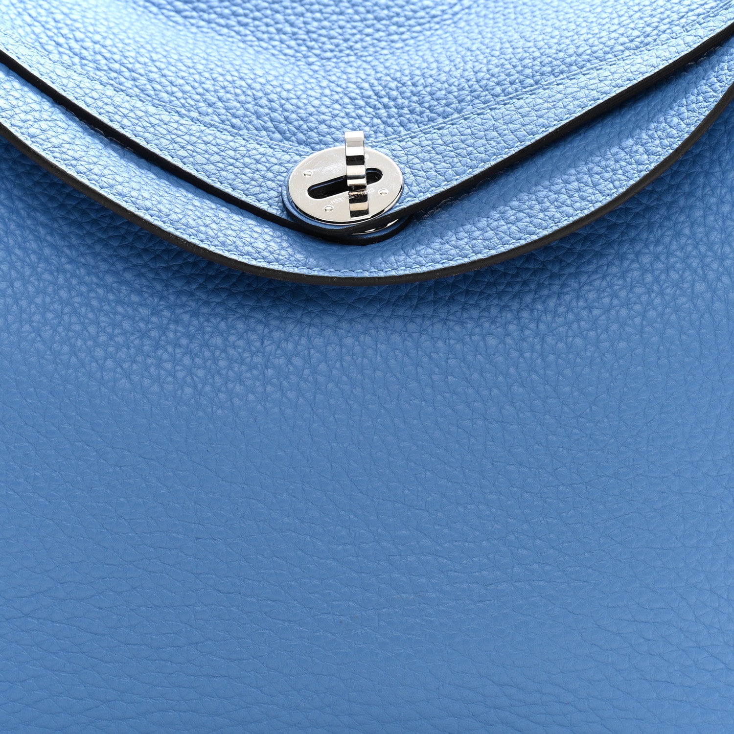 Hermes Taurillon Clemence Lindy 30 Bleu Paradis 8 of 11