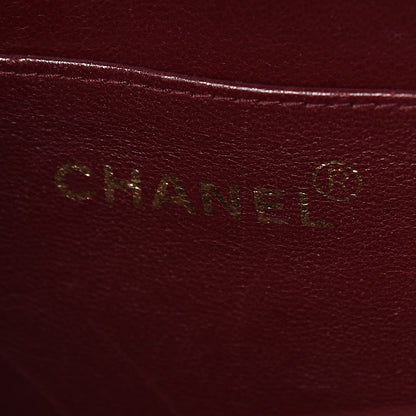 Chanel Lambskin Quilted XL Jumbo Single Flap Black 6 of 17