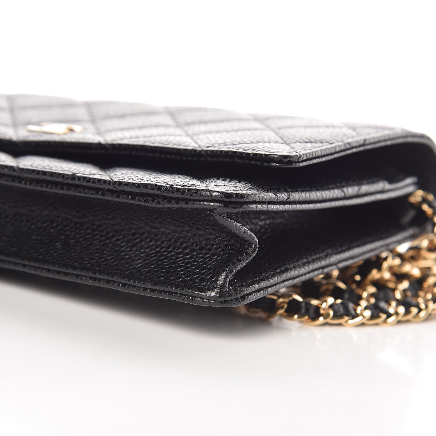 Chanel Caviar Quilted Wallet On Chain WOC Black 6 of 11
