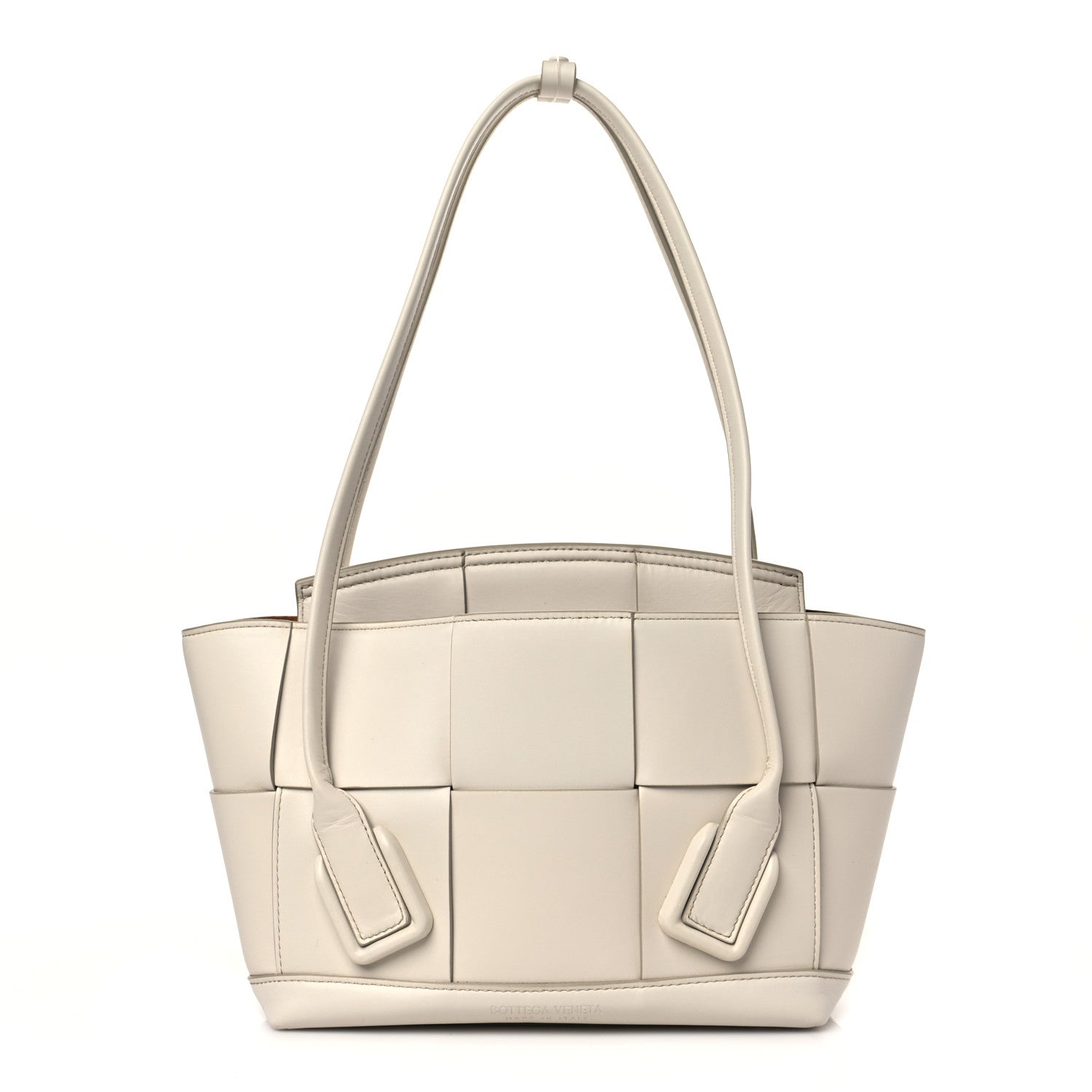 Bottega Veneta French Calfskin Maxi Intrecciato Small Arco Bianco 1 of 10