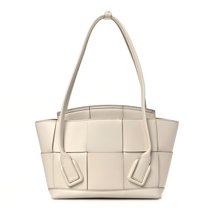 Bottega Veneta French Calfskin Maxi Intrecciato Small Arco Bianco 1 of 10